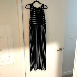 Stripped maxi dress